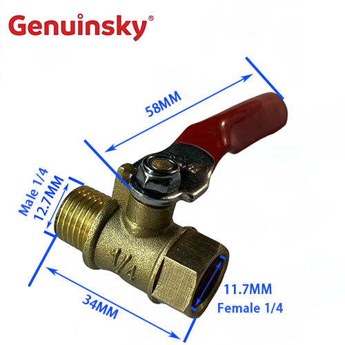 공기 압축기용 볼 밸브