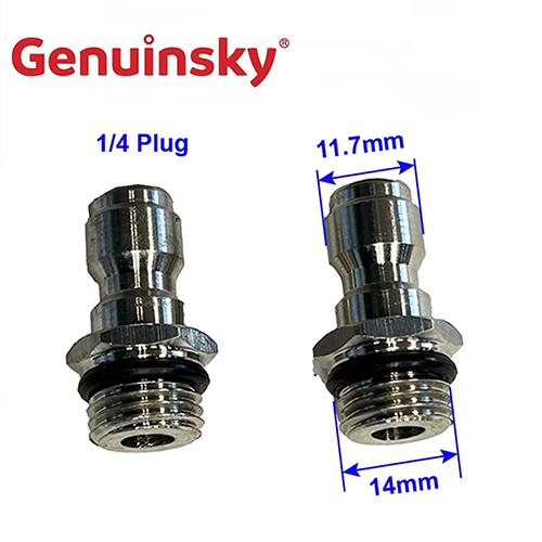 스테인리스 스틸 퀵 플러그 1/4 인치